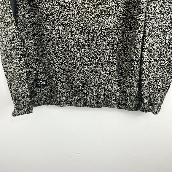 LRL Lauren Ralph Lauren Black & Yellow Cotton Sweater - Picture 2 of 8